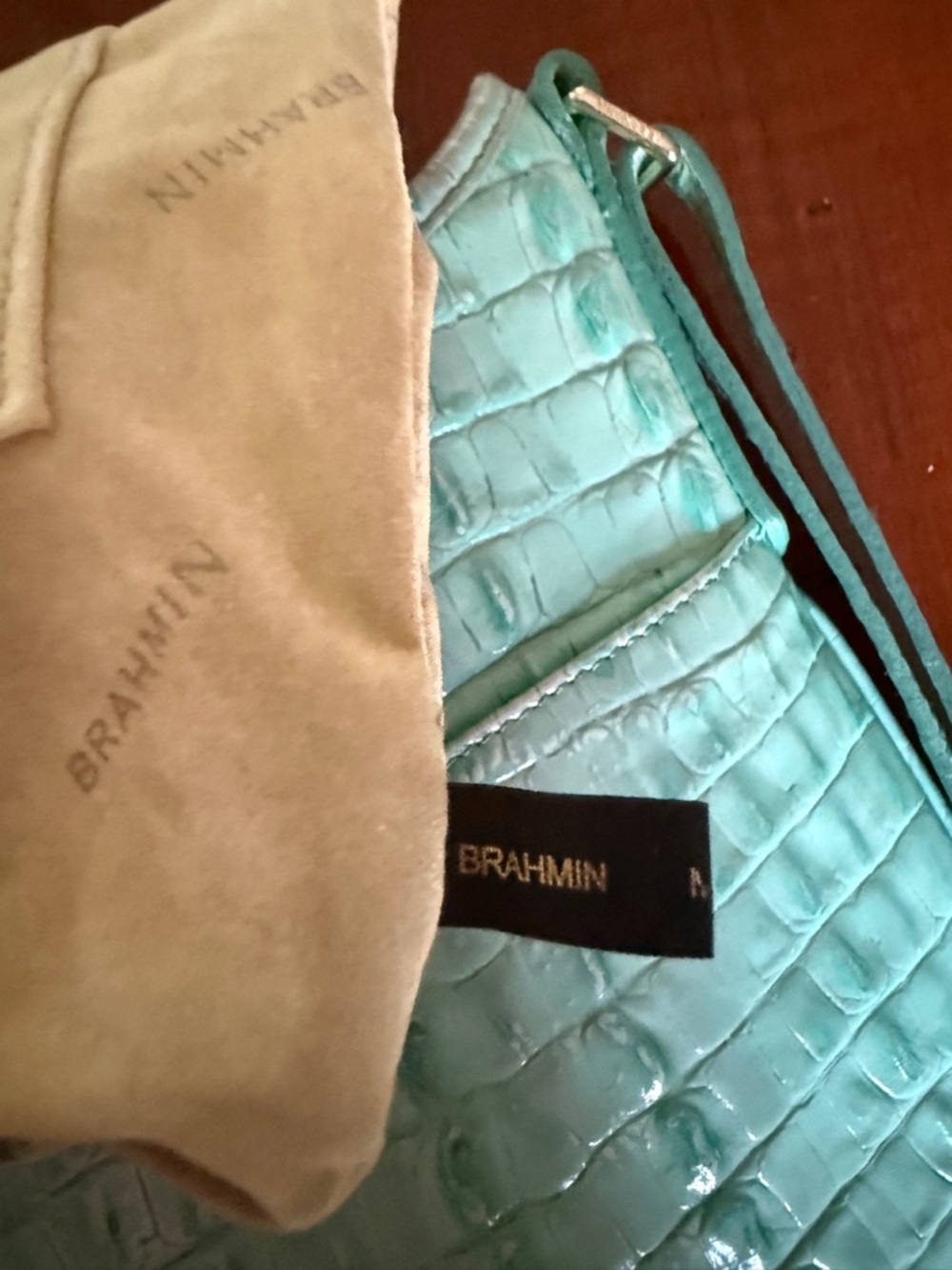 Brahmin Jody “Rare” Sea Glass La Scala - Picture 10 of 15